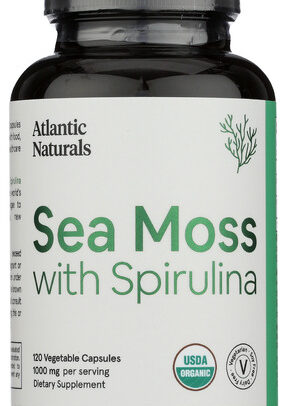 ATLANTIC NATURALS: Organic Sea Moss With Spirulina Capsules