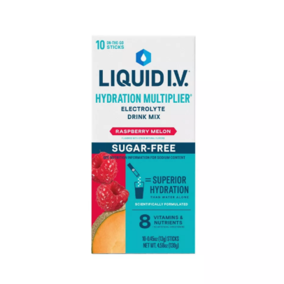 LIQUID IV: Hydration Multiplier Sugar Free Raspberry Melon 10Ct