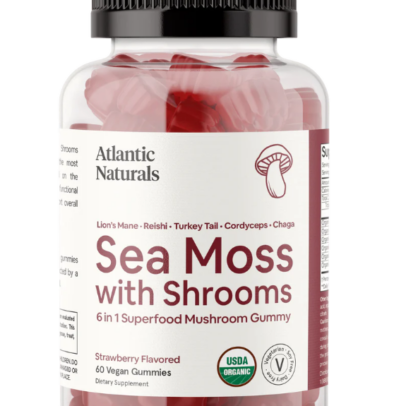 ATLANTIC NATURALS: Sea Moss With Shrooms 6 in 1 Gummy