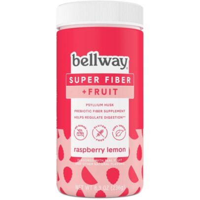 BELLWAY: Super Fiber Raspberry Lemon Supplement Powder