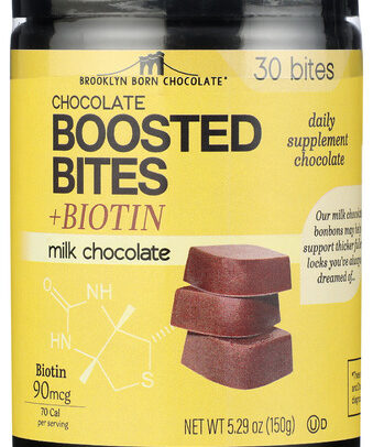 BROOKLYN BORN CHOCOLATE: Biotin Milk Chocolate Bites