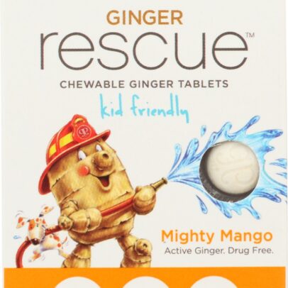 GINGER PEOPLE: Ginger Rescue Chewable Ginger Tablets Mighty Mango