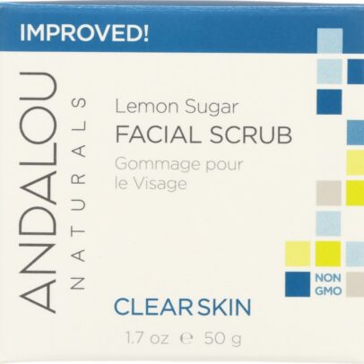 ANDALOU NATURALS: Lemon Sugar Facial Scrub Clear Skin