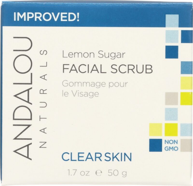 ANDALOU NATURALS: Lemon Sugar Facial Scrub Clear Skin