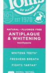 TOMS OF MAINE: Fluoride Free Antiplaque and Whitening Toothpaste Peppermint